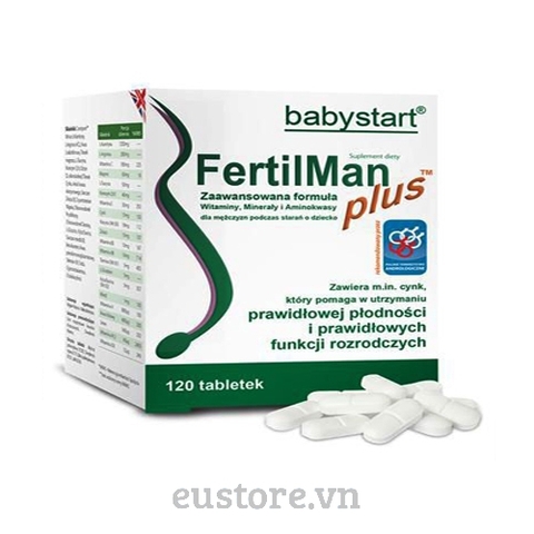 FERTILMAN PLUS 120 viên- Dành cho Nam giới trước khi có con.