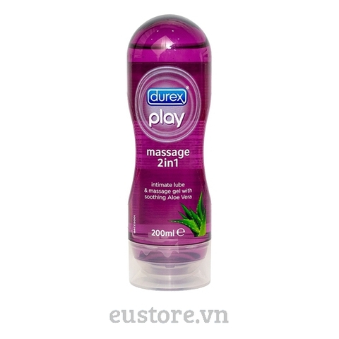 Gel DUREX 2in1 dùng để mát xa và dưỡng ẩm những nơi thân mật 200ml
