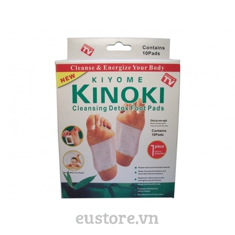 Miếng dán bàn chân thải độc cơ thể Kinoki