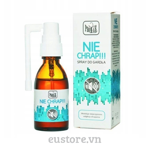 Thuốc xịt họng chống ngủ ngáy NIE - CHRAP 30ML