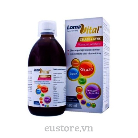 Vital Sắt và Kẽm dành cho trẻ thiếu hụt 500ml