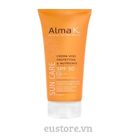 Kem chống nắng dưỡng da mặt AlmaK SPF50+ 75ml