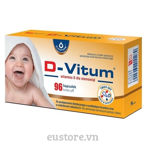 Vitamin D dành cho trẻ sơ sinh đến 12 tháng tuổi, 96v