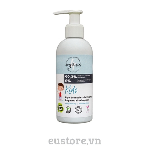 Nước rửa vệ sinh cho bé trai trên 3 tuổi 4ORGANIC 200ml