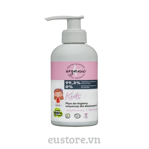 Nước rửa vệ sinh cho bé gái trên 3 tuổi 4ORGANIC 200ml