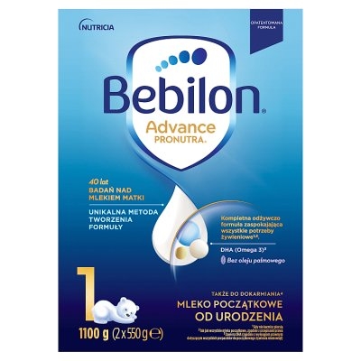 BEBILON 1 Pronutra - 1100g, dưới 06 tháng
