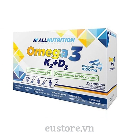 Omega 3 D3+K2 Allnutrition, 30v