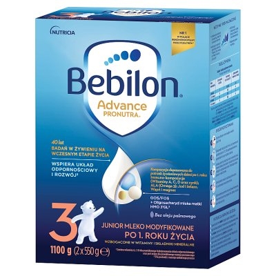 BEBILON 3, Juniorpro - 1100g, trên 12 tháng