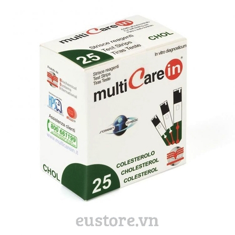 Que thử cholesterol MultiCare, 25 chiếc