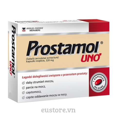 Prostamol Uno 60v, giảm phì đại tuyến tiền liệt