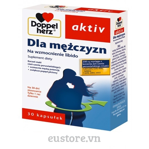 Doppelherz Aktiv tăng ham muốn tình dục, dành cho nam giới 30v