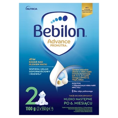 BEBILON 2 Pronutra 1100g, trên 06 tháng