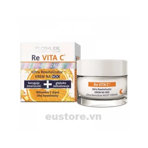 Kem dưỡng đêm ReVITA C REWITALIZACJA Ultra 50 ml - Floslek