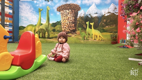 SÂN CHƠI TUYỆT ĐẸP NGOÀI TRỜI TẠI BABY'S DINO