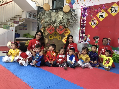 Tháng 4, Tuần 1 NBPB: Nhận biết, phân biệt hình tròn, hình tam giác