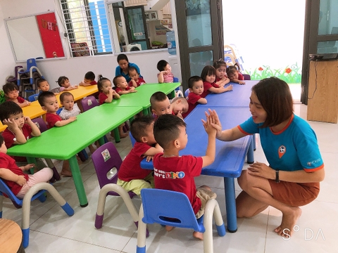 Tháng 12, Tuần 1: LQVT  Dạy trẻ nhận biết chữ số 8, SL và STT trong phạm vi 8.