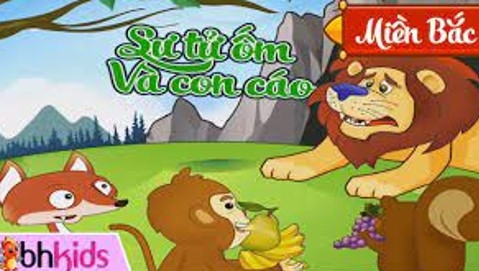 Truyện Sư tử ốm và Cáo con
