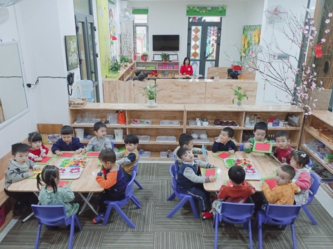 Tháng 1, Tuần 1 LQCC: Làm quen với chữ cái b, d, đ