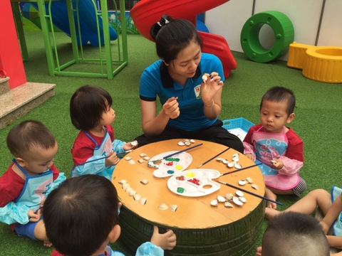 Tháng 12, Tuần 4, LQVT Gộp 2 nhóm trong phạm vi 5, đếm và nói kết quả