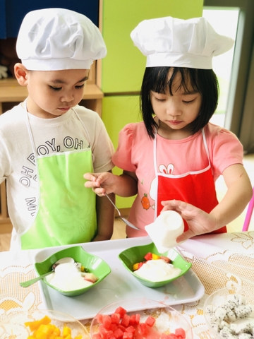 Tháng 4, Tuần 4 LQVT - So sánh chiều rộng, chiều cao của 3 đối tượng