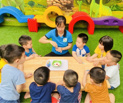 Tháng 3, Tuần 3 LQVT - Nhận biết quy tắc sắp xếp