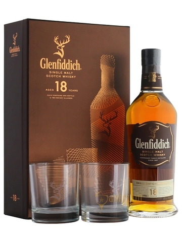 RƯỢU GLENFIDDICH 18 NĂM - HỘP QUÀ TẾT 2019
