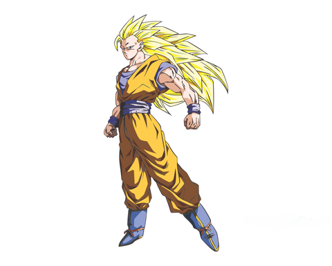 Free Vector Corel PNG 7 Viên Ngọc Rồng - Son Goku SS3 - Anpic