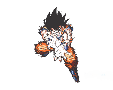 Free Vector Corel PNG 7 Viên Ngọc Rồng - Son Goku - Kakalot  - Anpic