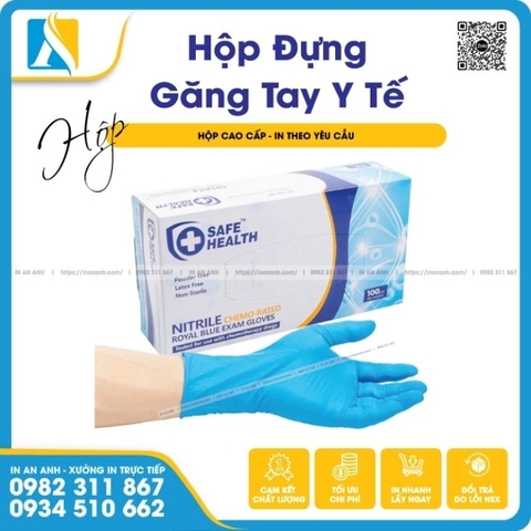 In Hộp Găng Tay Y Tế Số Lượng Lớn Tại Hà Nội | Miễn Phí Thiết Kế & Vận Chuyển