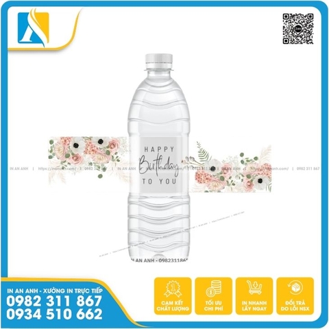 Mẫu tem dán chai nhựa