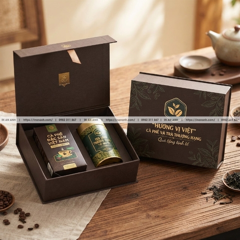 In Bao Bì, Hộp Cà Phê & Trà Theo Thương Hiệu - Giữ Hương, Sang Trọng