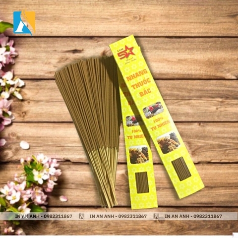 Xưởng sản xuất & in ấn bao bì đựng nhang giá rẻ, đa dạng mẫu mã
