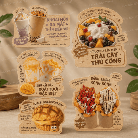 Mẫu tem decal kraft In An Anh đã in
