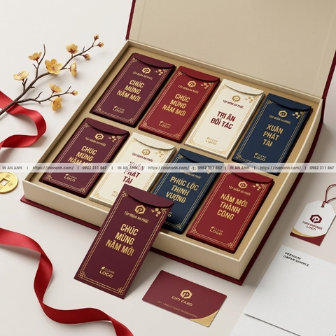 In Bao Lì Xì Doanh Nghiệp Giá Rẻ Thiết Kế Lì Xì Logo Đẹp
