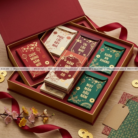 In Bao Lì Xì Tết Giá Rẻ Thiết Kế Độc Quyền Tại Xưởng In