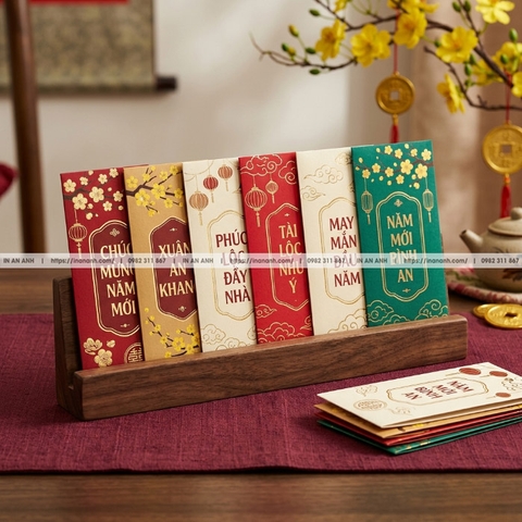 In Bao Lì Xì Tết Giá Rẻ Thiết Kế Độc Quyền Tại Xưởng In