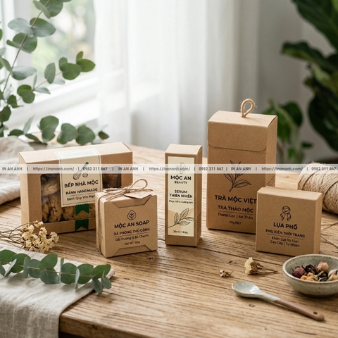 Dịch Vụ In Hộp Giấy Kraft Thân Thiện Môi Trường Tối Ưu Chi Phí