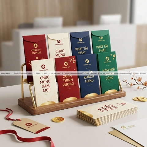 In Bao Lì Xì Doanh Nghiệp Giá Rẻ Thiết Kế Lì Xì Logo Đẹp