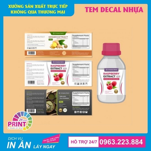 Bảng Giá In Tem Nhãn Mác