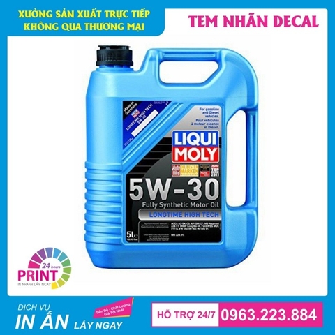 Bảng Giá In Tem Nhãn Mác