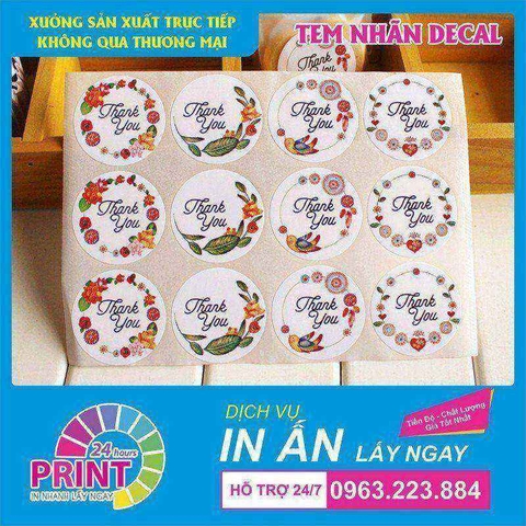 Bảng Giá In Tem Nhãn Mác