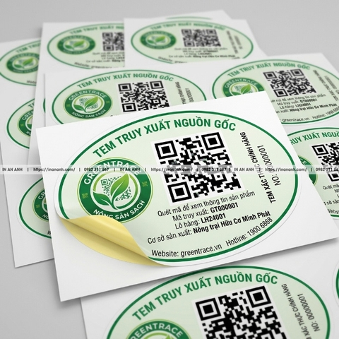 In Tem Mã Vạch QR Code Giá Rẻ Sắc Nét Dễ Quét Lấy Ngay