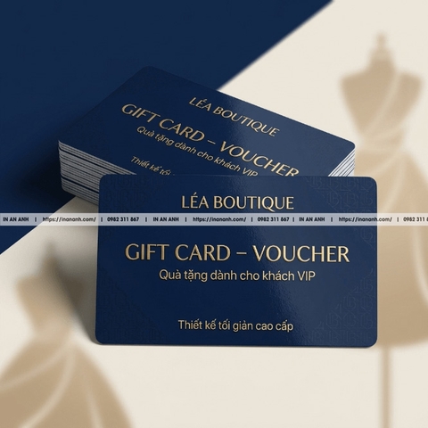 Gói In  Ấn Trọn Bộ Voucher – Thẻ Tích Điểm – Gift Card