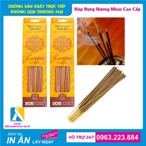 In hộp đựng nhang trầm giá rẻ - Nhận in số lượng ít tại Hà Nội