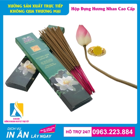 In hộp đựng nhang trầm giá rẻ - Nhận in số lượng ít tại Hà Nội