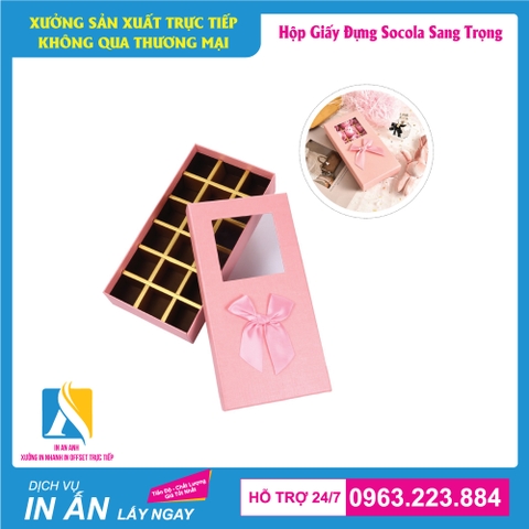 In Hộp Giấy Đựng Socola Theo Yêu Cầu, Giá Rẻ - Mẫu Đẹp Nhất