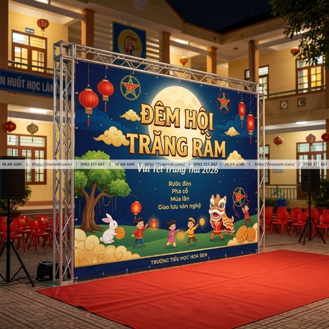 In Background, Poster, Standee Trung Thu - Trang Trí Sự Kiện Đêm Hội Trăng Rằm