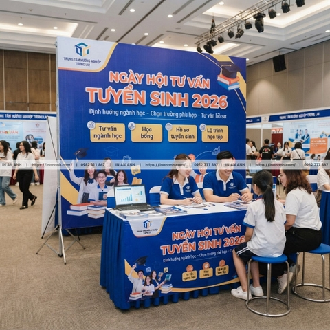 In Banner, Băng Rôn Tuyển Sinh - Cho Trường Học, Trung Tâm, Mùa Tuyển Sinh