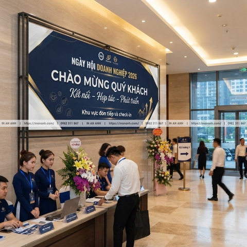 In Banner, Băng Rôn Quảng Cáo - Trong Nhà & Ngoài Trời, Lấy Nhanh, Giá Xưởng