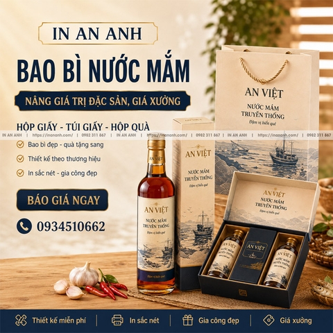 Bao Bì Nước Mắm - Nâng Giá Trị Đặc Sản, Giá Xưởng